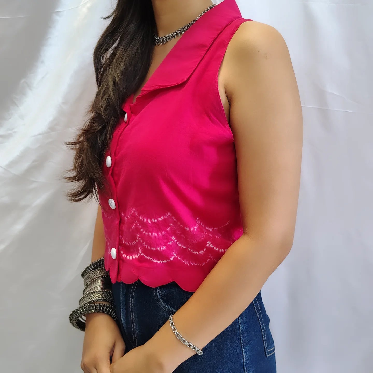 Tie And Dye Stylish Cotton Top