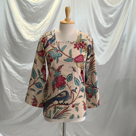 Floral And Fauna Short Kurti