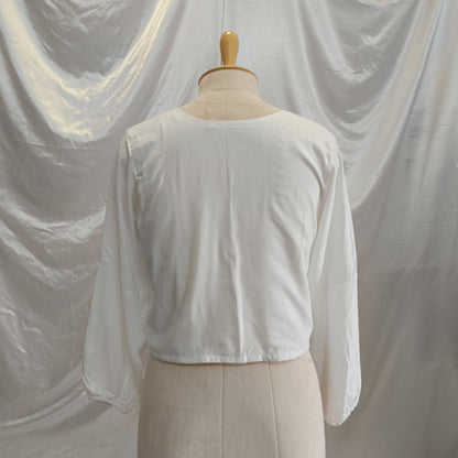 Cotton White Embroidered Top – Quirky And Cute