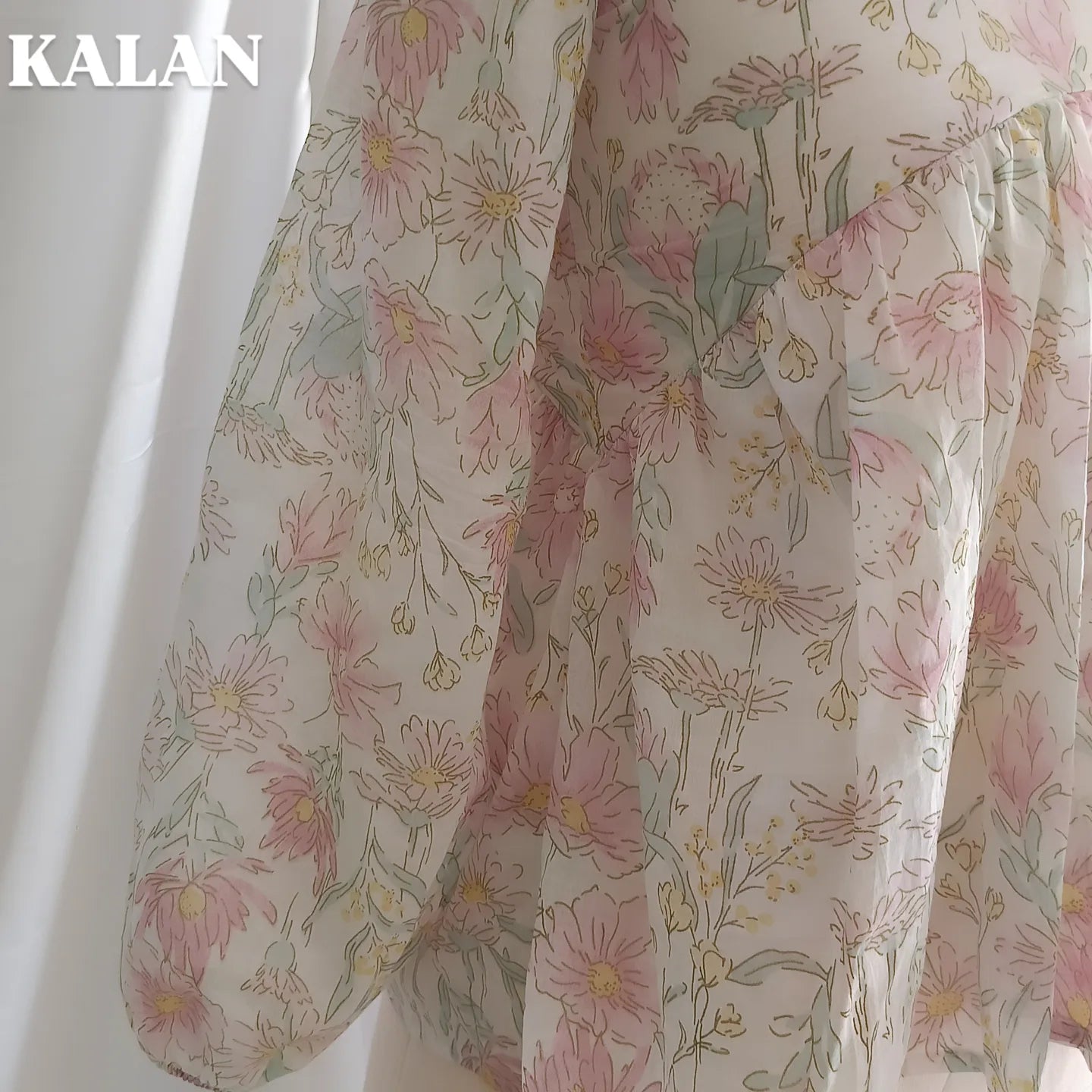 White Floral Peplum Top – Minimal & Elegant