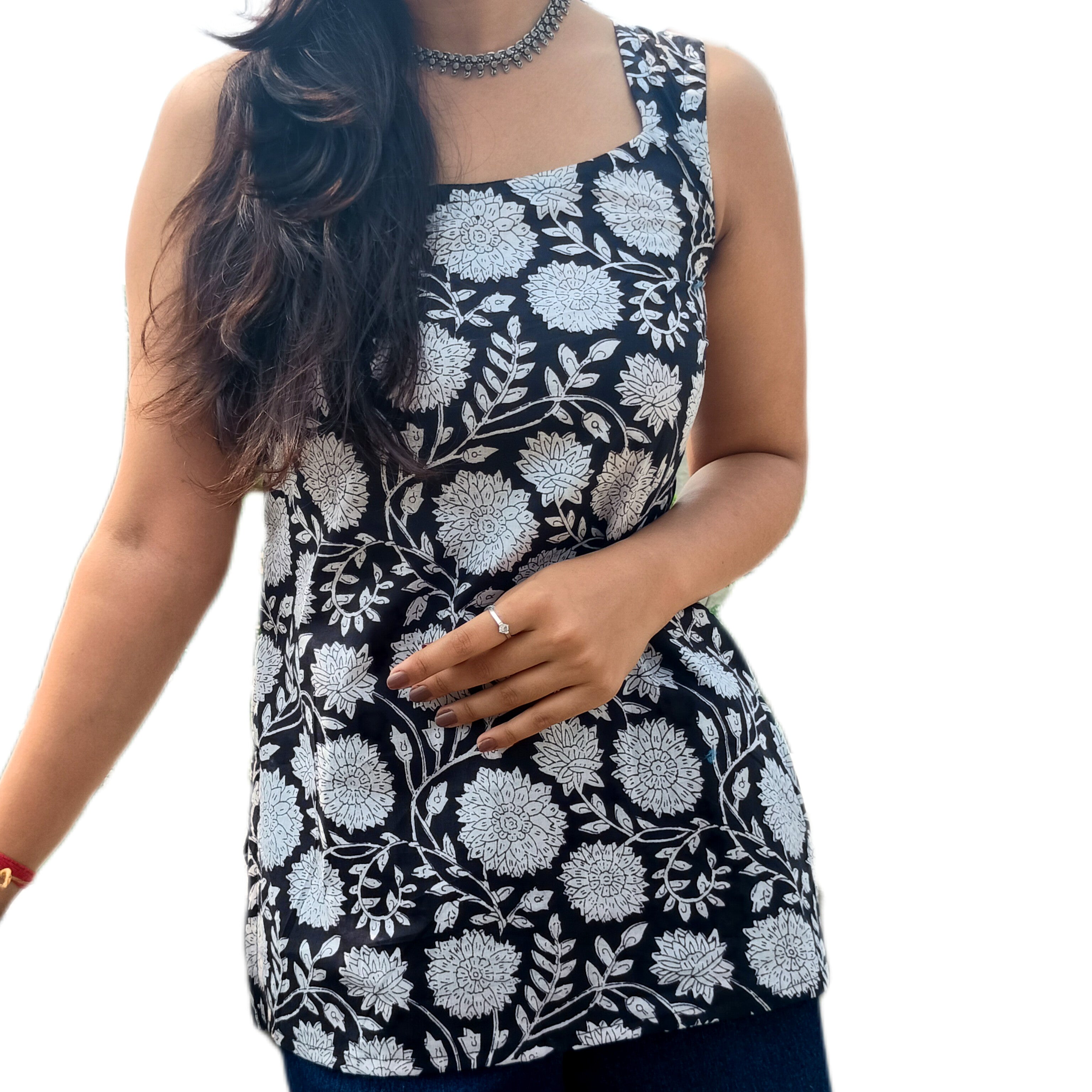 Backless Black Kurti for Women – Bold Ethnic Fusion Wear