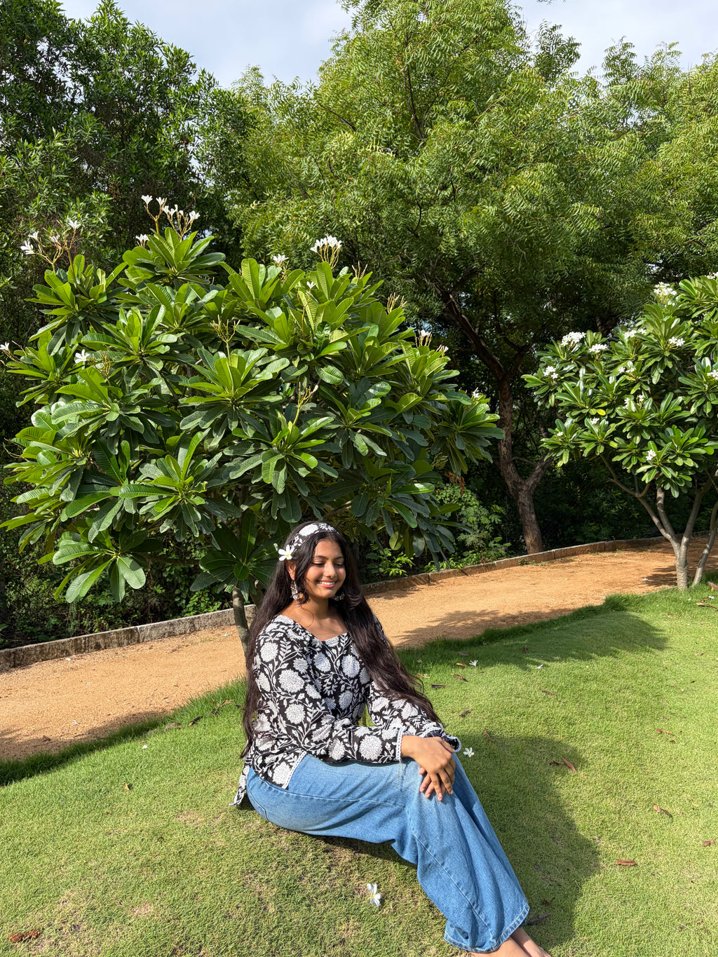 Floral Short Kurti for Women – Nature Inspired Ethnic Wear