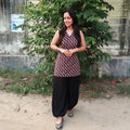 Balloon pant with corset back kurti set – Cotton Ethnic Wear for Women